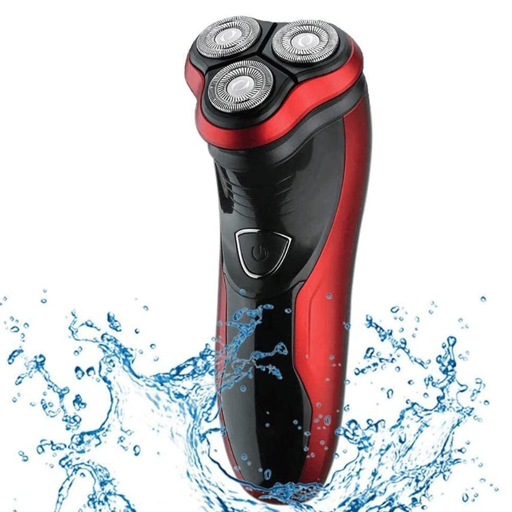 Best Rechargeable Electric Razor for Men - Wet & Dry Rotary Shaver with Pop-up Beard Trimmer | Smooth Shaving at Home, Travel & Gym