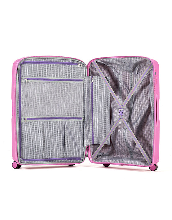 Tosca TCA510 Bel Air 20-Inch Small Cabin Spinner Hard Suitcase - Pink & Purple | Lightweight Carry-On Luggage for Women, Business Travel & Weekend Getaways