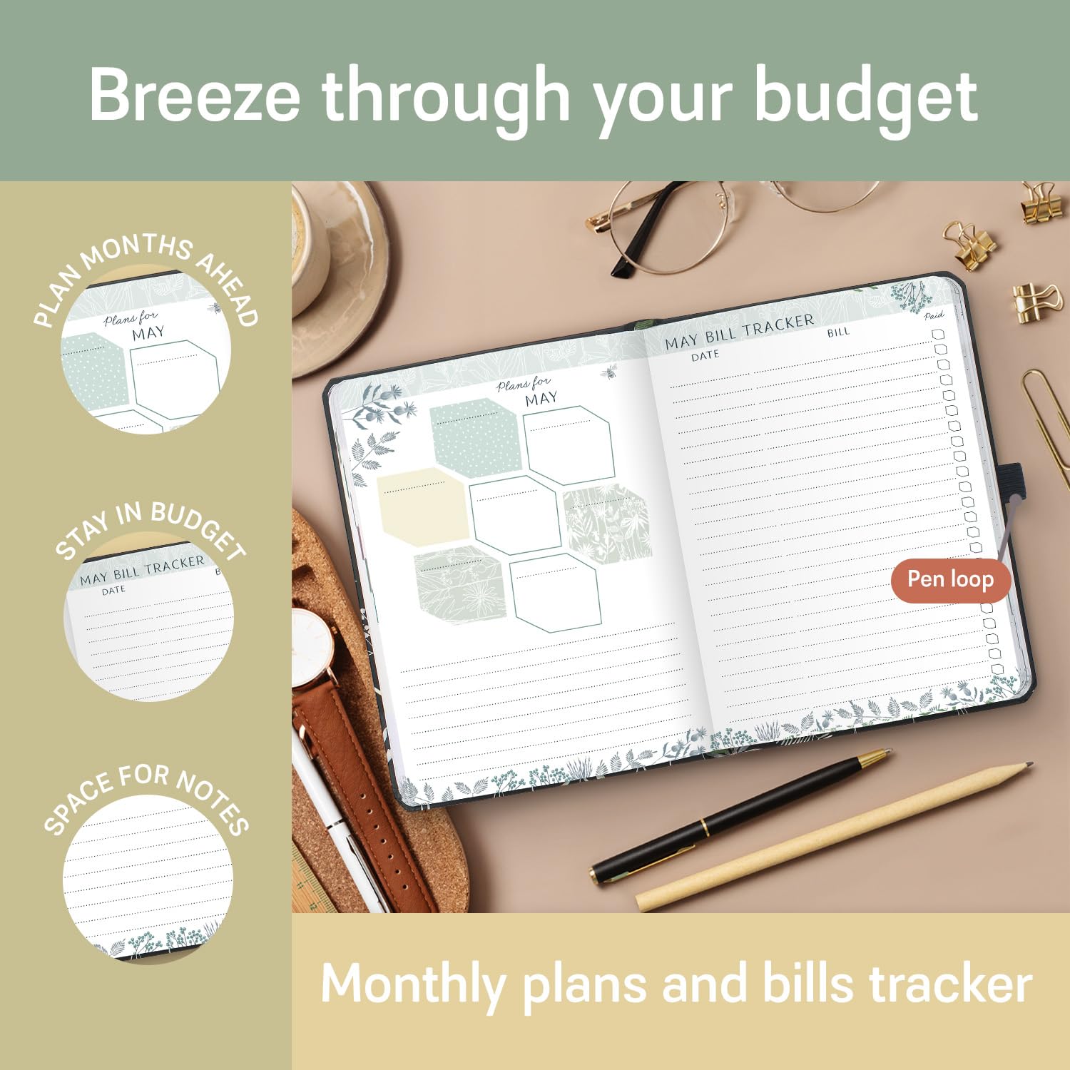 Boxclever Academic Diary 2024-2025 - Weekly Planner with Dotted Note Pages | August 2024 to August 2025 | Lightweight Mid-Year Planner & Notebook Combo | Perfect for Students, Teachers & Professionals