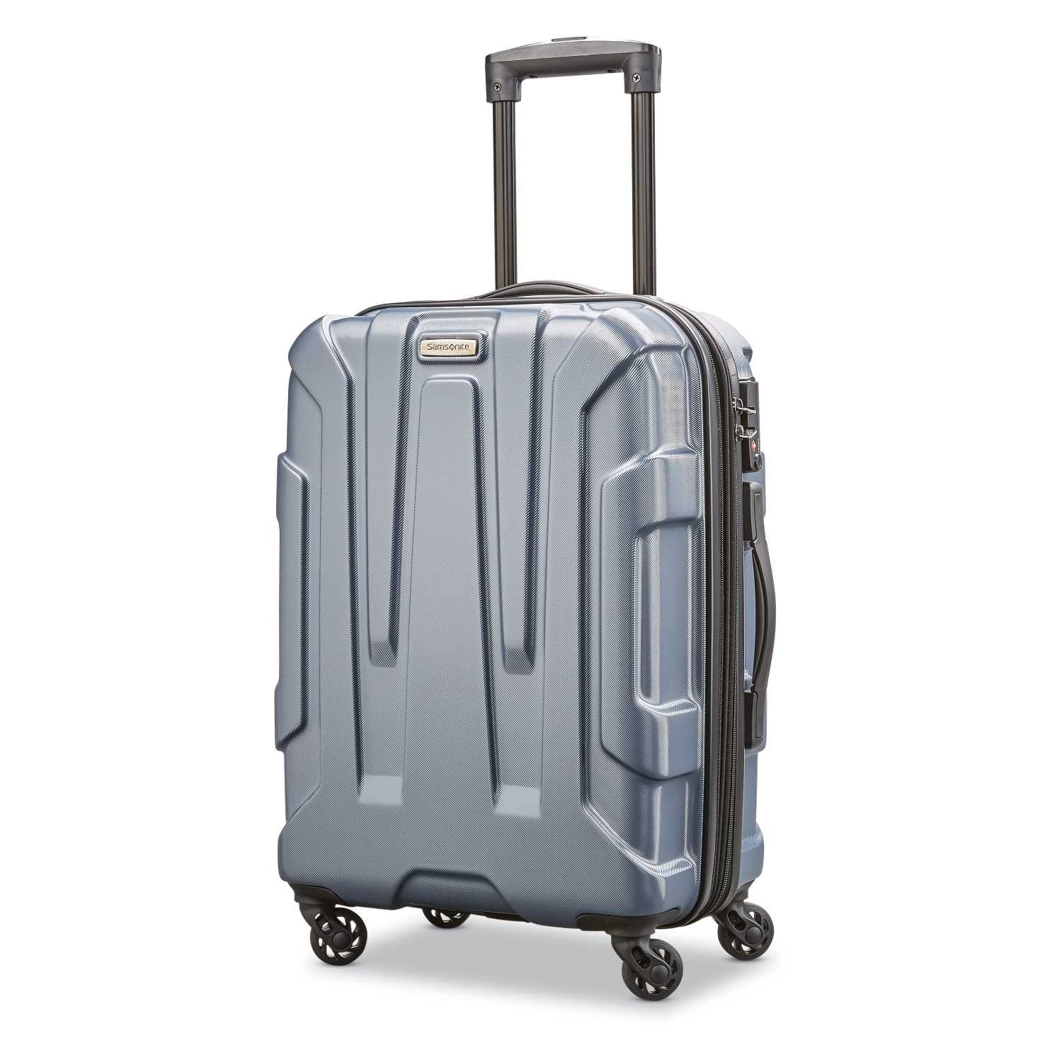 Samsonite Centric 20-Inch Hardside Expandable Carry-On Luggage with 360° Spinner Wheels - Blue Slate | Perfect for Business Travel & Weekend Getaways
