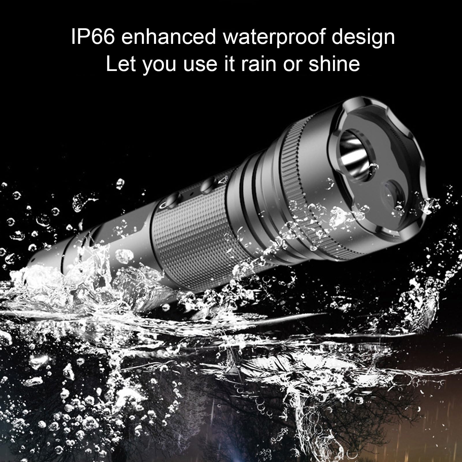 Rechargeable Waterproof LED Flashlight with 1080P HD Action Camera & Compass - Tactical Torch for Helmet Mounting, Biking, Camping & Outdoor Adventures - Perfect for Night Hiking, Emergency Situations & Survival Gear