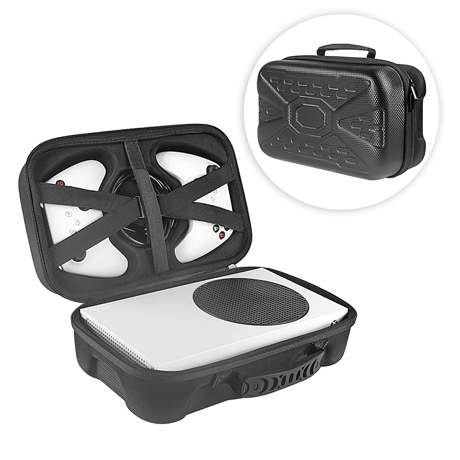 Xbox Series S Travel Controller Storage Bag - Elastic String Design for Secure Transport | Perfect for Gaming Accessories & Device Parts | Ideal for Travel, Commuting & Gaming Events