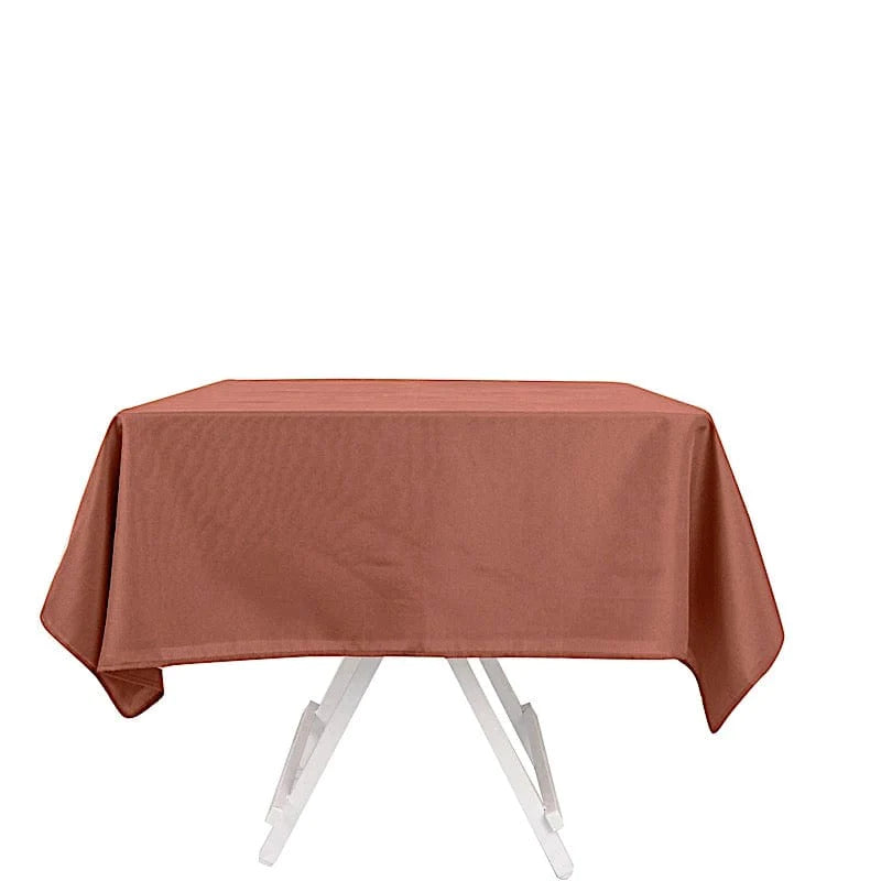 54 x 54 Inch Premium Polyester Square Tablecloth - Waterproof & Wrinkle-Resistant - Perfect for Dining Tables, Parties, and Special Events