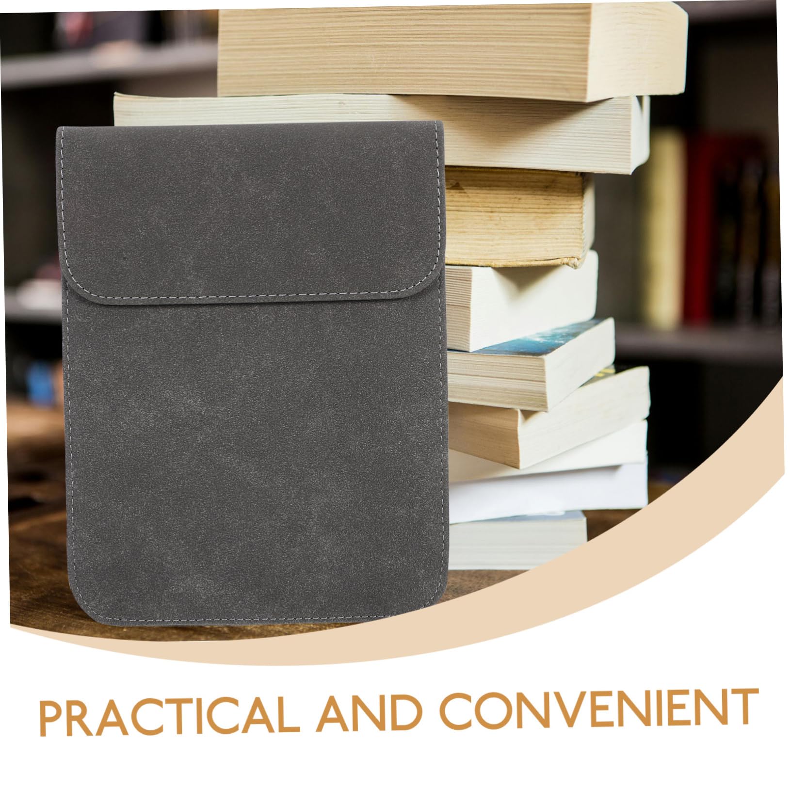 Premium PU Leather Ebook Reader Cover - Protective Case for Kindle, Nook & Ereaders - Lightweight & Durable for Travel, Commuting & Home Reading
