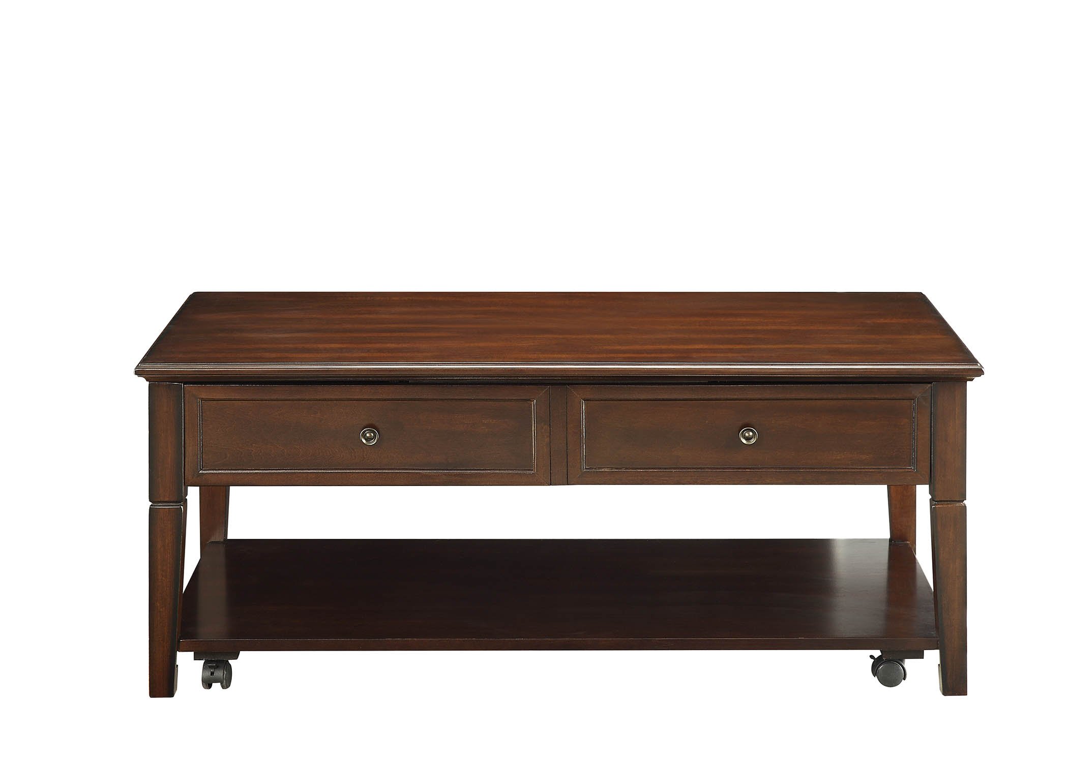 ACME Malachi Lift Top Coffee Table in Walnut Finish - Modern Living Room Furniture with Storage for Small Spaces - Perfect for Apartments, Dorms & Home Offices