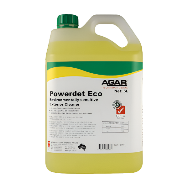 Agar Powerdet Eco Exterior Cleaner - Powerful Outdoor Surface Cleaner for Home, Deck, Fence & Patio | Eco-Friendly Cleaning Solution