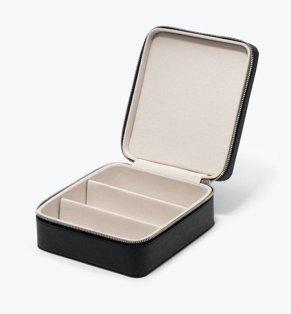 Premium Leather Collector's Zip Case - Durable & Stylish Storage for Coins, Stamps & Trading Cards | Perfect for Organizing Collectibles at Home or Travel