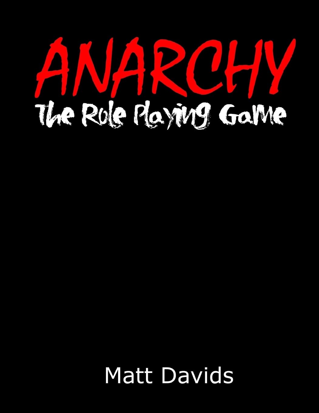 Anarchy: The Ultimate Role-Playing Game (RPG) for Tabletop Adventures | Perfect for Game Nights & Fantasy Storytelling