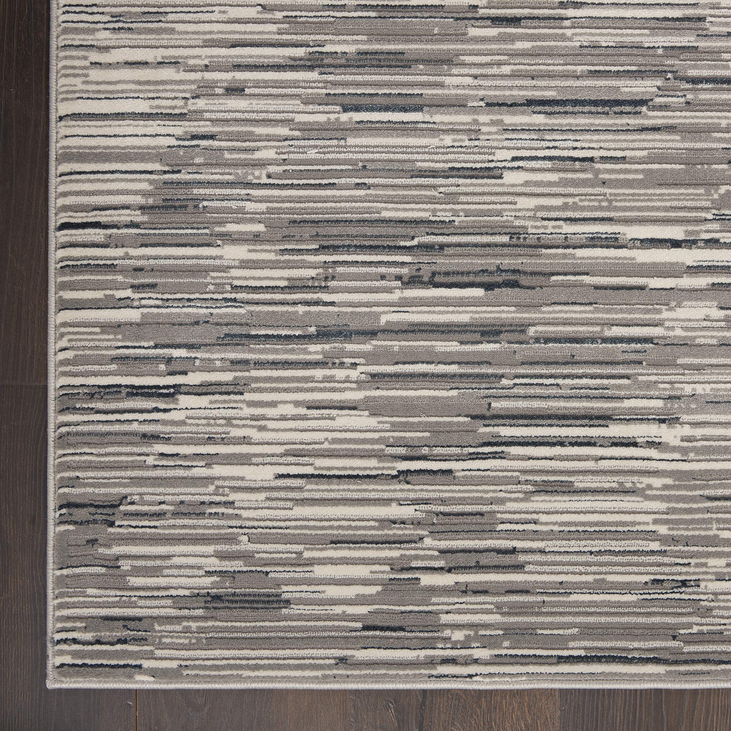 Michael Amini MA90 Uptown Abstract Grey/Ivory 2'2