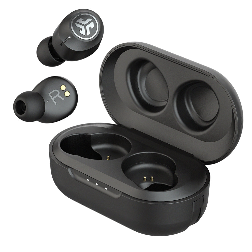 JBuds Air ANC True Wireless Earbuds 2nd Gen - Active Noise Cancelling Bluetooth Headphones, 32H Playtime, IPX5 Waterproof, Built-in Mic for Calls - Perfect for Workouts, Commuting & Travel (Black)