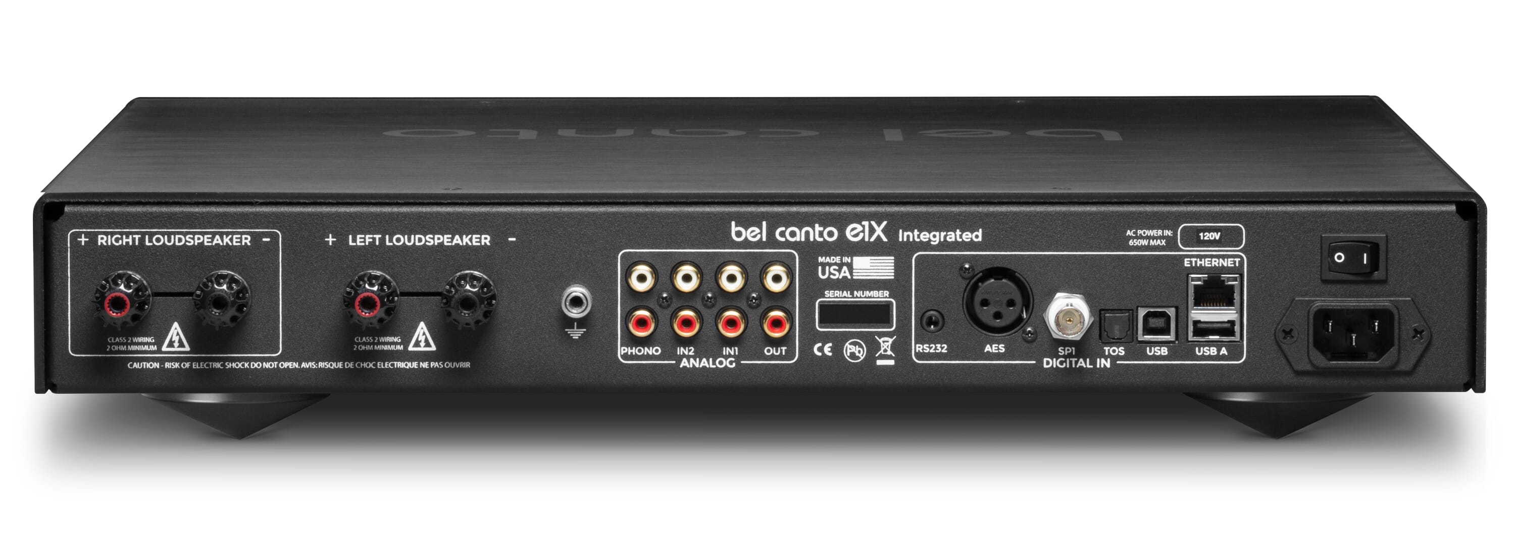 Bel Canto E1X Integrated Amplifier - High-End Audio System for Home Theater & Music Listening | Perfect for Audiophiles & Hi-Fi Enthusiasts