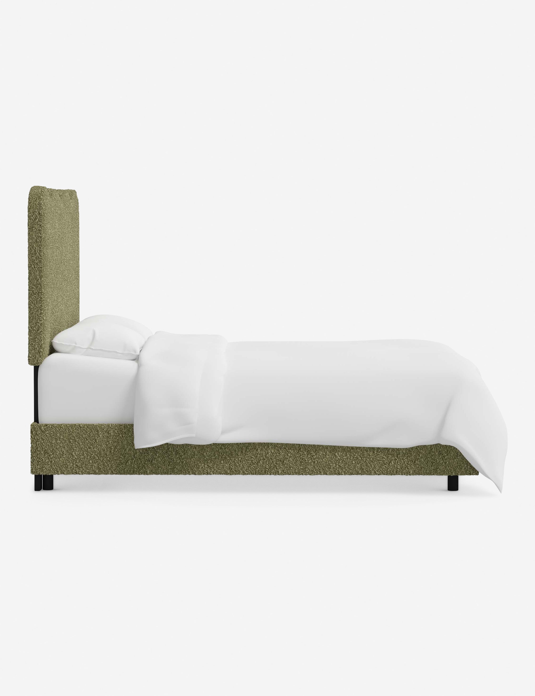 Modern Clementine Platform Bed Frame - Queen Size, Wooden Slat Support, Sturdy & Minimalist Design - Perfect for Bedrooms, Guest Rooms & Small Spaces