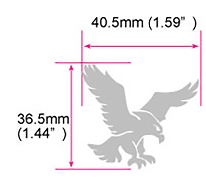Inlay Stickers Decal B-188GA-GD for DIY Crafts & Decor