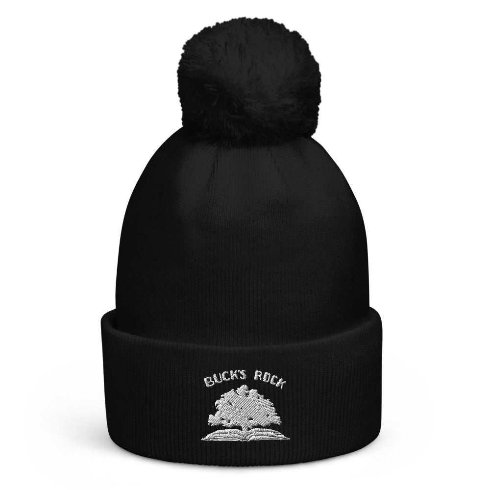 Buck's Rock Pom Pom Knit Beanie - Warm Winter Hat for Men & Women - Perfect for Skiing, Snowboarding & Outdoor Activities