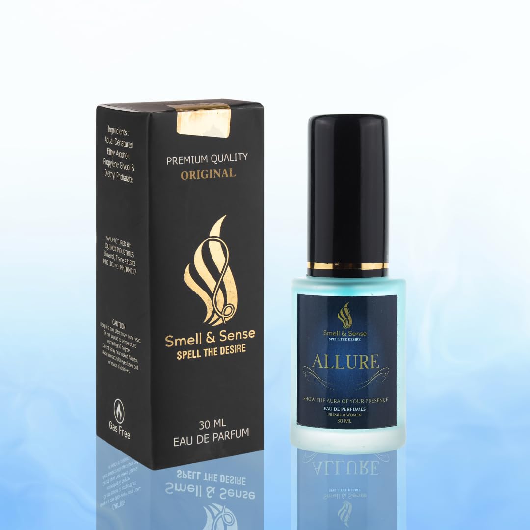 Premium Allure Woody Floral Musk Perfume for Women - 30ml Long Lasting Fragrance | Romantic Date & Evening Wear | Luxury Gift for Her