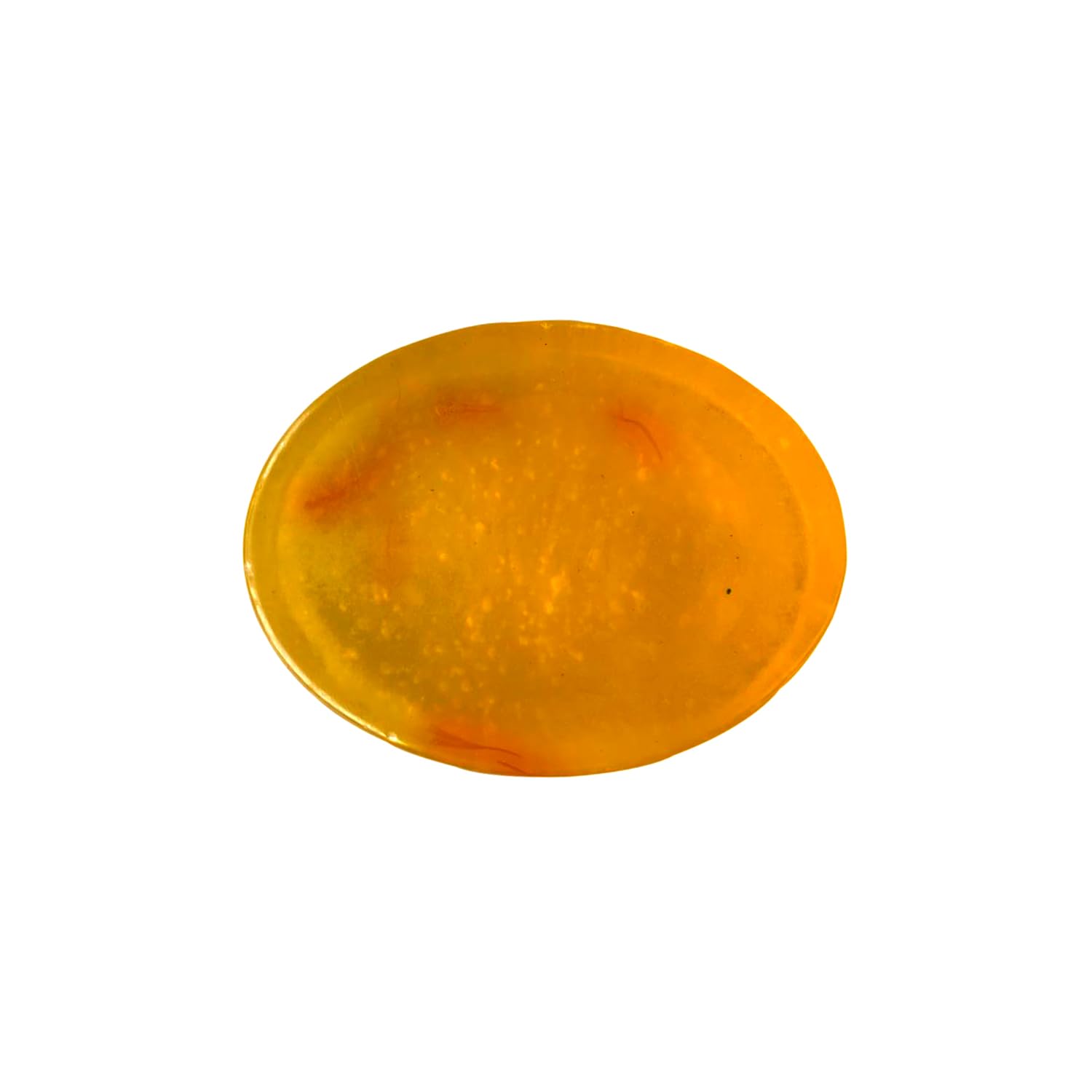 Premium Javerian Saffron Camphor Soap - 100% Natural Handmade Oval Bar (100g) for Glowing Skin & Relaxation - Perfect for Spa, Bath & Gift Giving