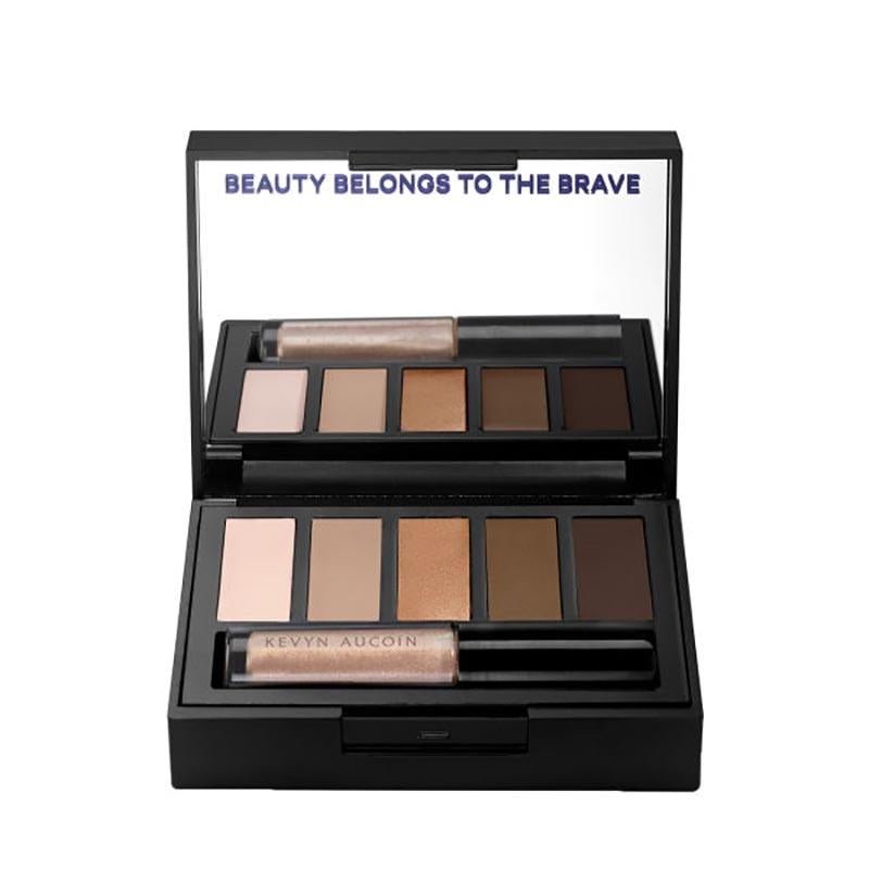 Kevyn Aucoin The Emphasize Eye Design Palette - Eyeshadow Makeup Kit for Smokey & Natural Looks | Perfect for Day to Night Makeup & Professional Use