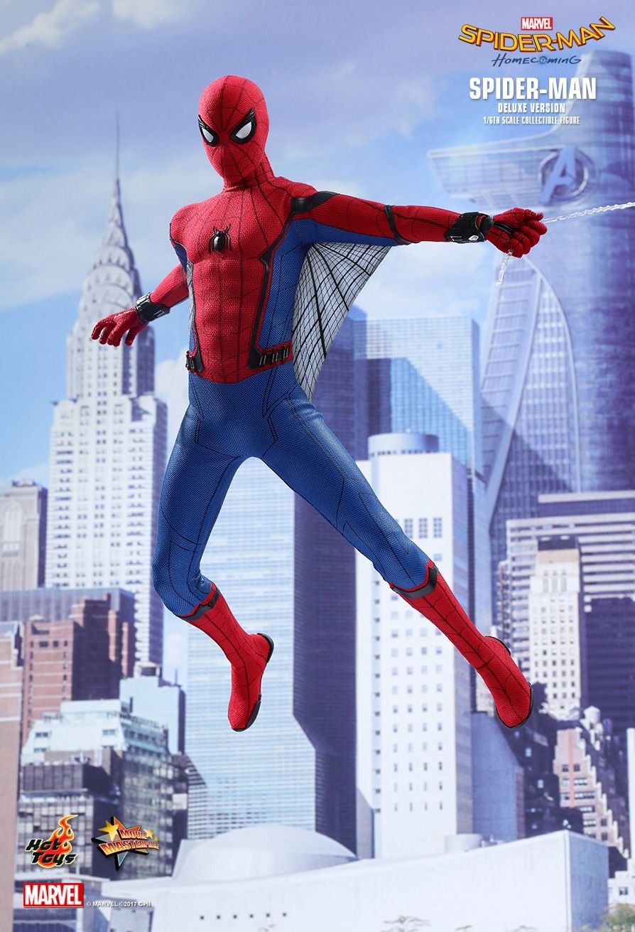 Spider-Man: Homecoming 1/6 Scale Collectible Figure - Movie Masterpiece for Marvel Fans & Collectors | Perfect for Display, Gifts, and Superhero Decor