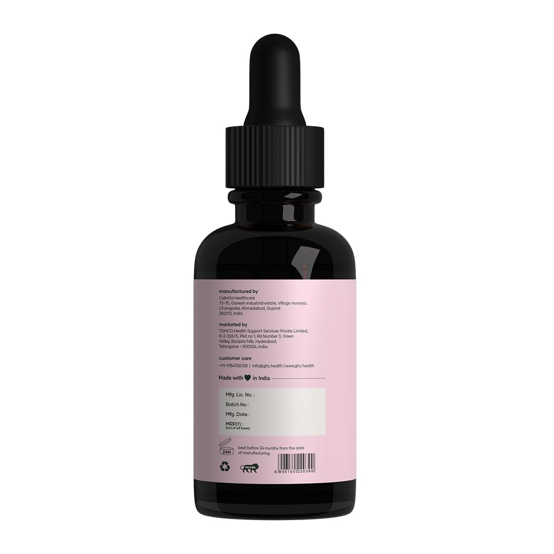 GHC Skin Care Saturn Combo: 5% Vitamin C Face Serum with Niacinamide & Natural Himalayan Stone Facial Massager (Jade Roller & Gua Sha) - Brightening, Glowing Skin | SLS-Free, Paraben-Free, 100% Vegan | All Skin Types | Perfect for Morning Routine & Nighttime Skincare