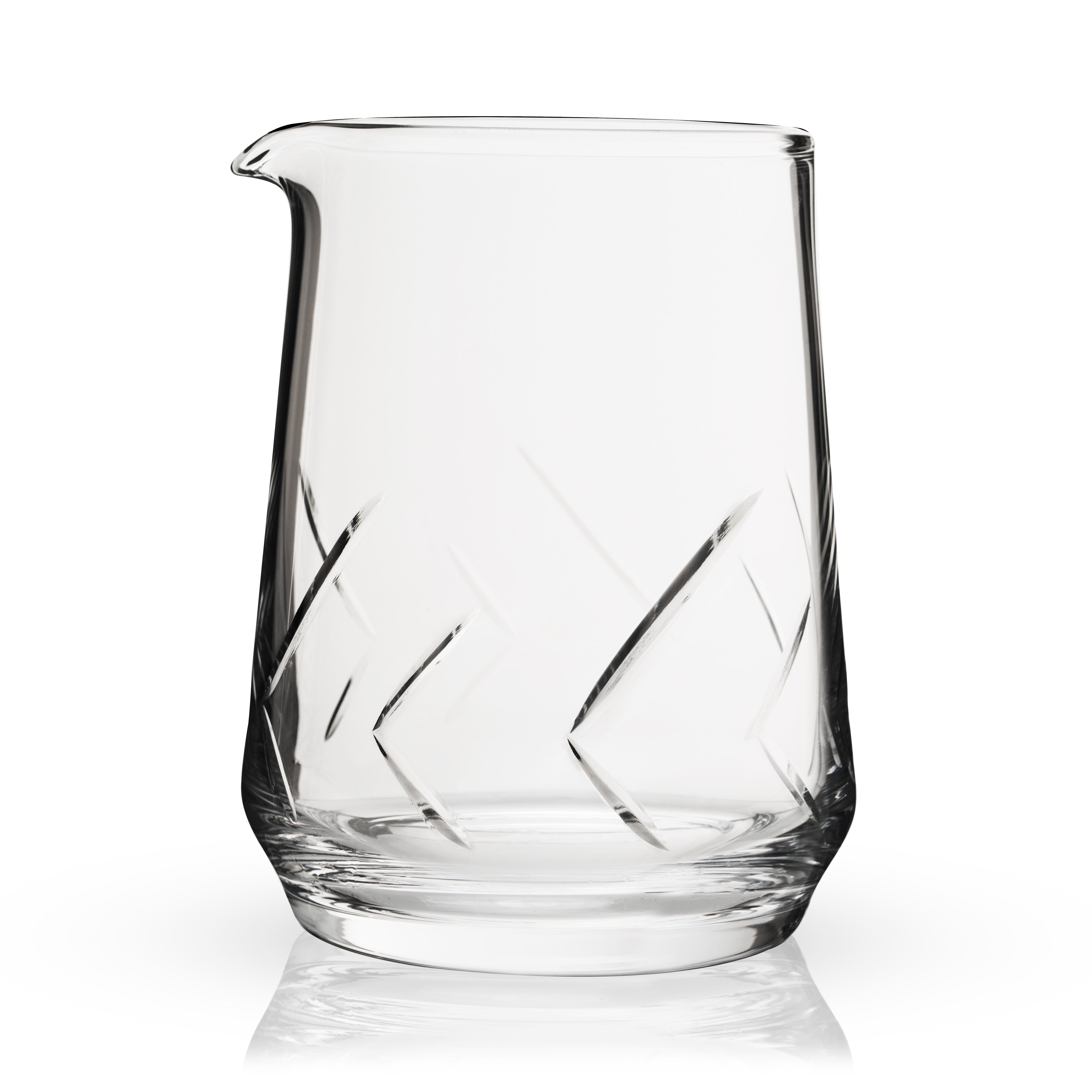Premium Burke Crystal Mixing Glass - Heavy Base Barware for Cocktails, Whiskey & Spirits - Perfect for Home Bars, Mixologists & Professional Bartenders