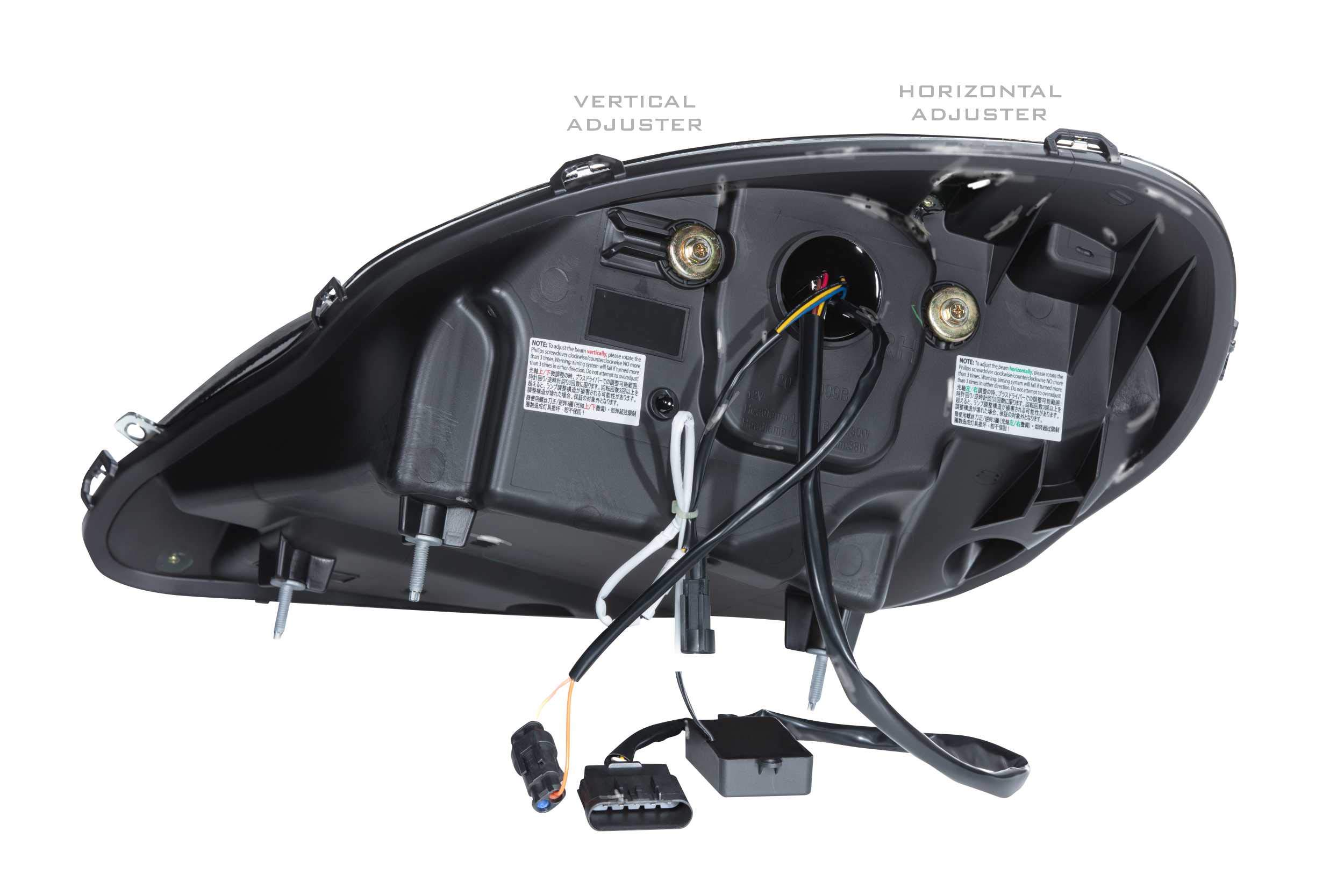 Morimoto XB LED Headlights for 2005-2013 Corvette C6 - DOT Approved with Switchback Turn Signals - Perfect for Night Driving