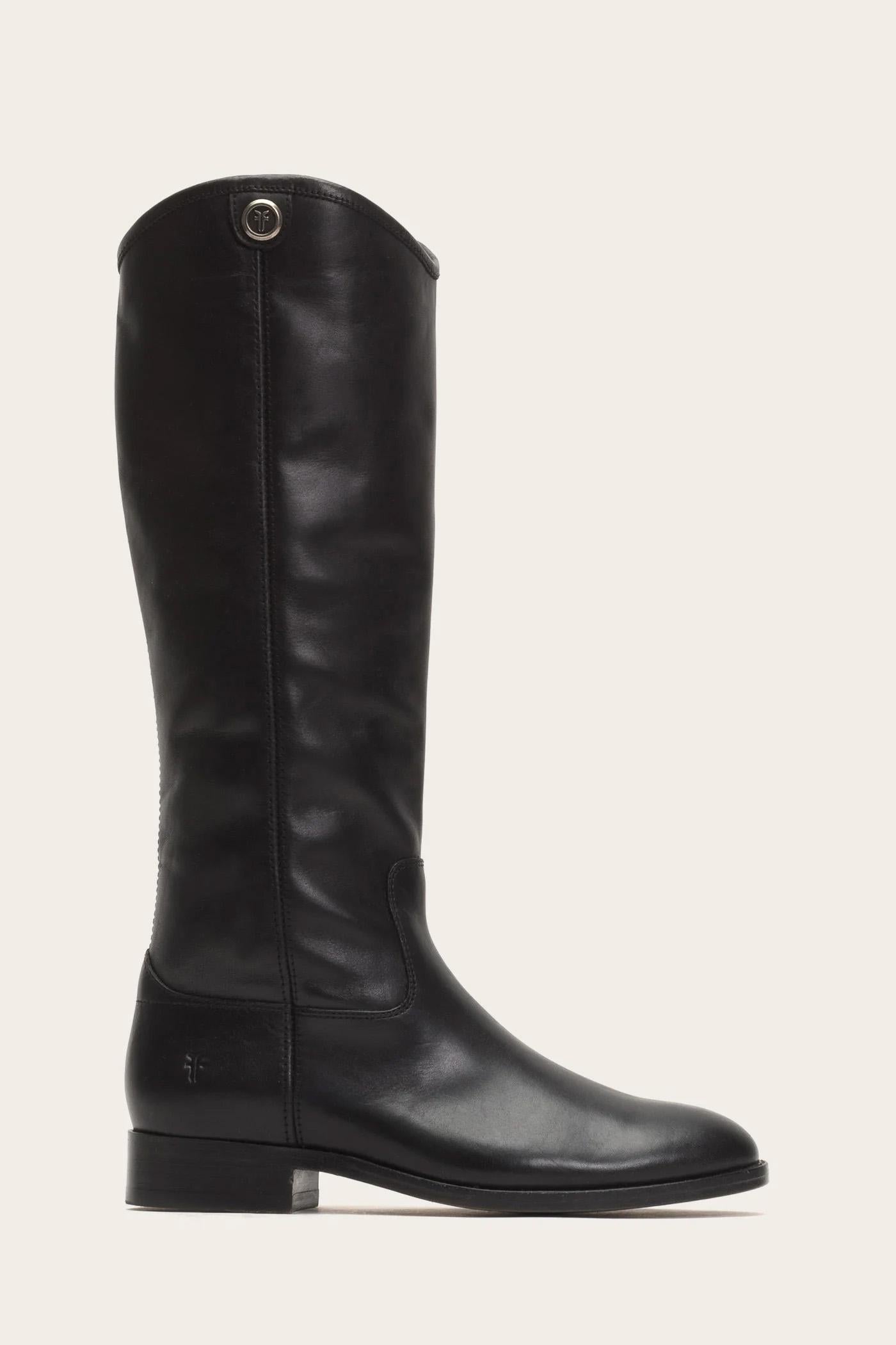 Frye Women's 75447_W Black Leather M Boots - Stylish & Comfortable for Casual Outings, Work & Date Nights