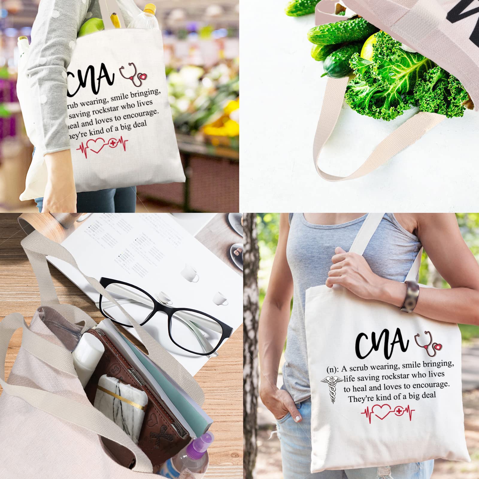 Certified Nursing Assistant Tote Bag - CNA Student Gift for Work & School