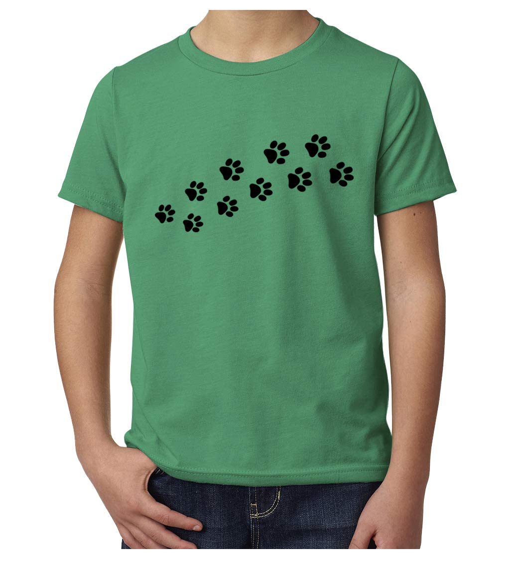 Paw Print Graphic T-Shirt for Men & Women - Cute Dog Lover Shirt for Youth - Perfect for Pet Owners, Animal Lovers & Casual Wear
