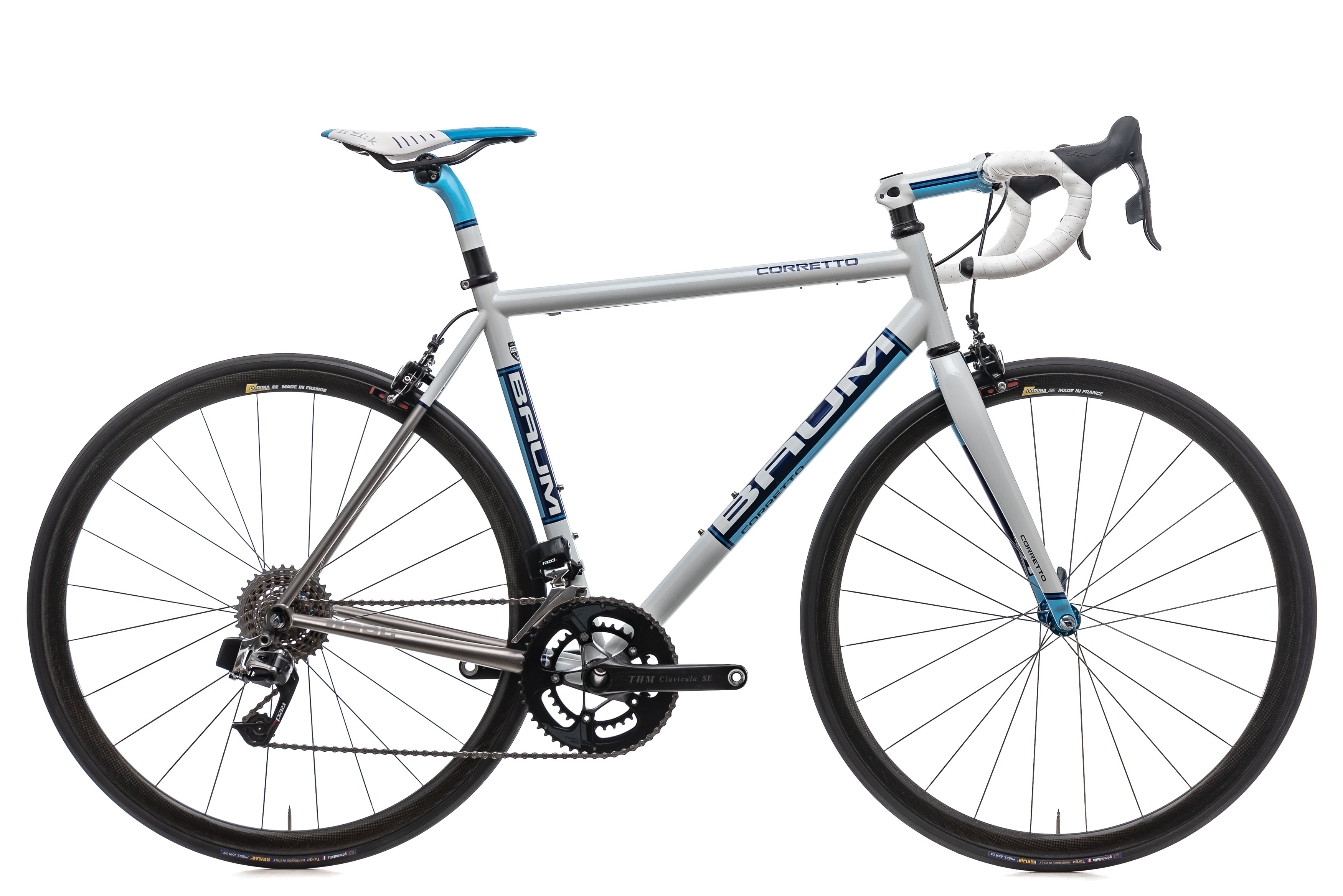 Baum Corretto Titanium Road Bike - 54cm Lightweight Carbon Frame for Racing & Endurance - Perfect for Competitive Cyclists & Long-Distance Rides