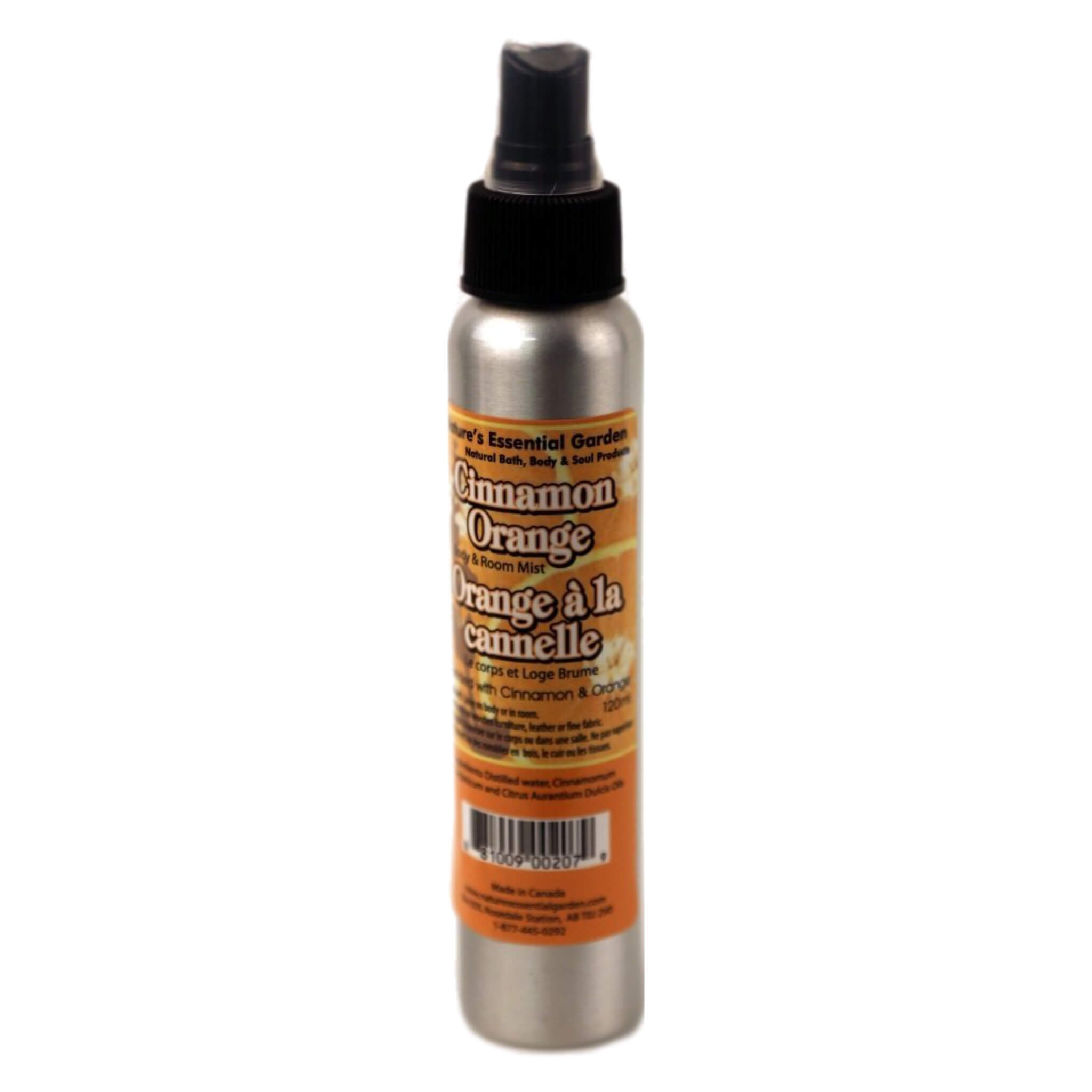 Cinnamon Orange Body & Room Spray - Refreshing Fragrance for Home, Office & Personal Use
