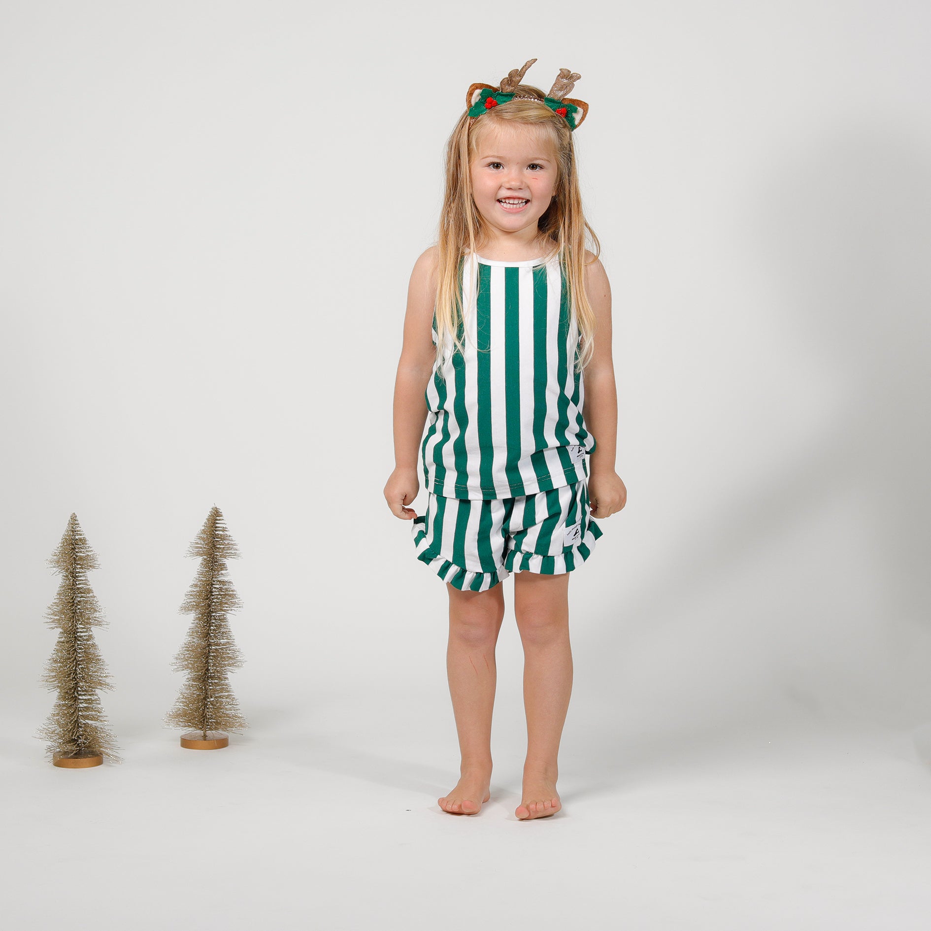 Hello Stranger Christmas Pajamas for Girls - Cozy Holiday Family Matching PJs for Christmas Morning & Photo Shoots