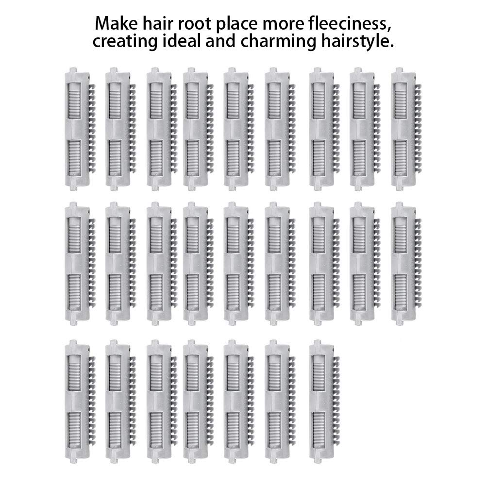 25pcs Hair Perm Rods Set - Gray Air Bang Styling Bars & Morgan Perm Curling Tools for Salon-Quality Waves at Home | Perfect for DIY Hairstyling, Salon Treatments & Special Occasion Looks