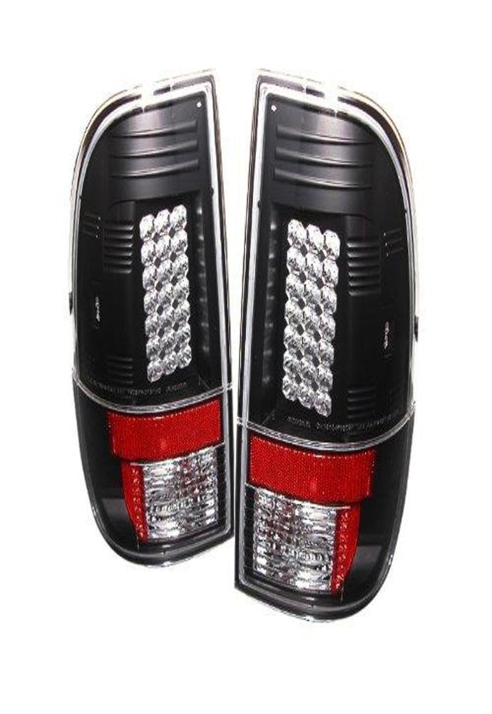 Spyder LED Tail Lights for Ford F250 F350 F450 F550 Super Duty 2008-2012 - Black Smoke Lens - DOT Approved - Easy Installation - Upgrade Your Truck's Style & Safety for Night Driving & Towing