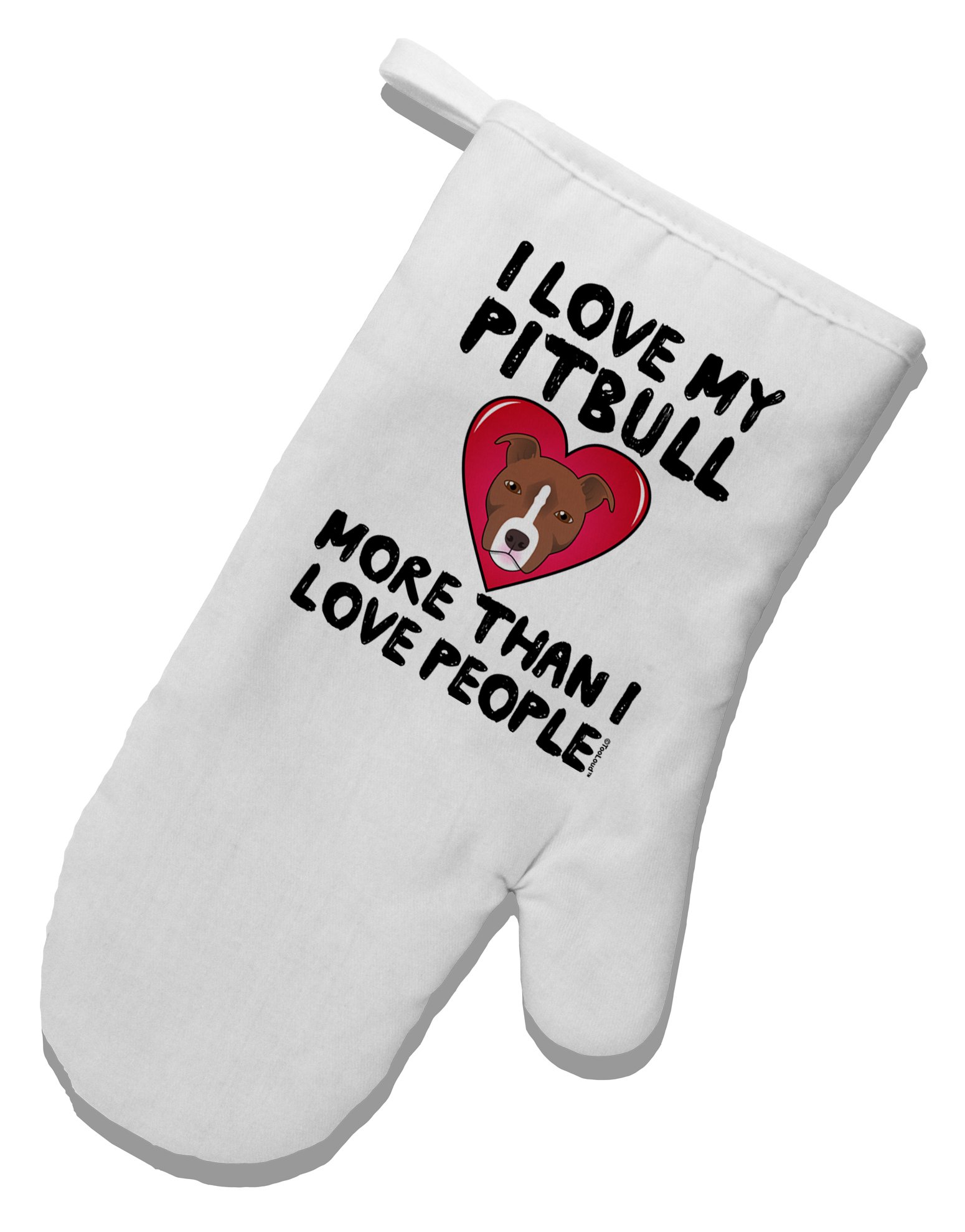 Funny Pitbull Lover Oven Mitt - Heat Resistant Kitchen Glove for Baking & Cooking - Dog Lover Gift for Women & Men - Perfect for Grilling, Baking & Home Decor