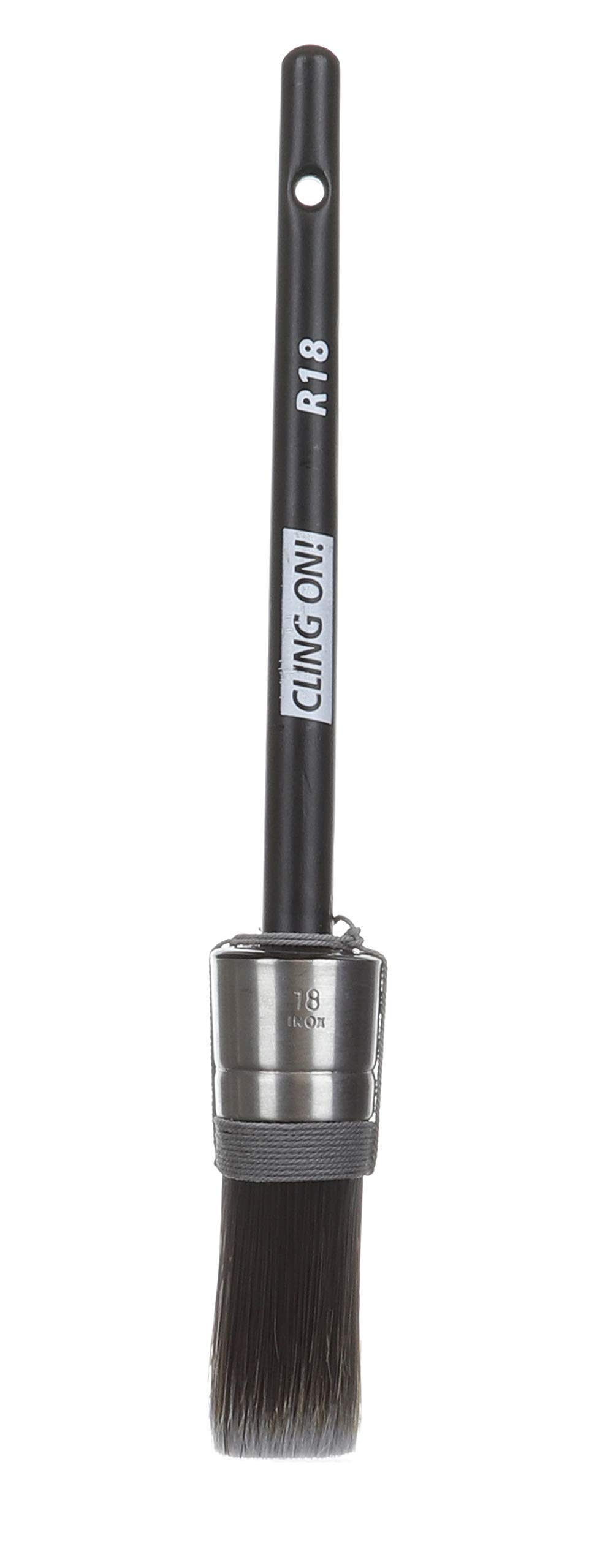 Premium Round Paint Brush R18 - Ideal for Chalk Paint & Water-Based Paints | Perfect for Furniture Restoration, DIY Crafts & Home Decor Projects