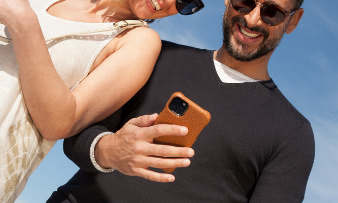 Premium Leather Phone Case for iPhone 11 Pro Max - Shockproof & Anti-Slip Grip Protection - Perfect for Work, Travel & Everyday Use