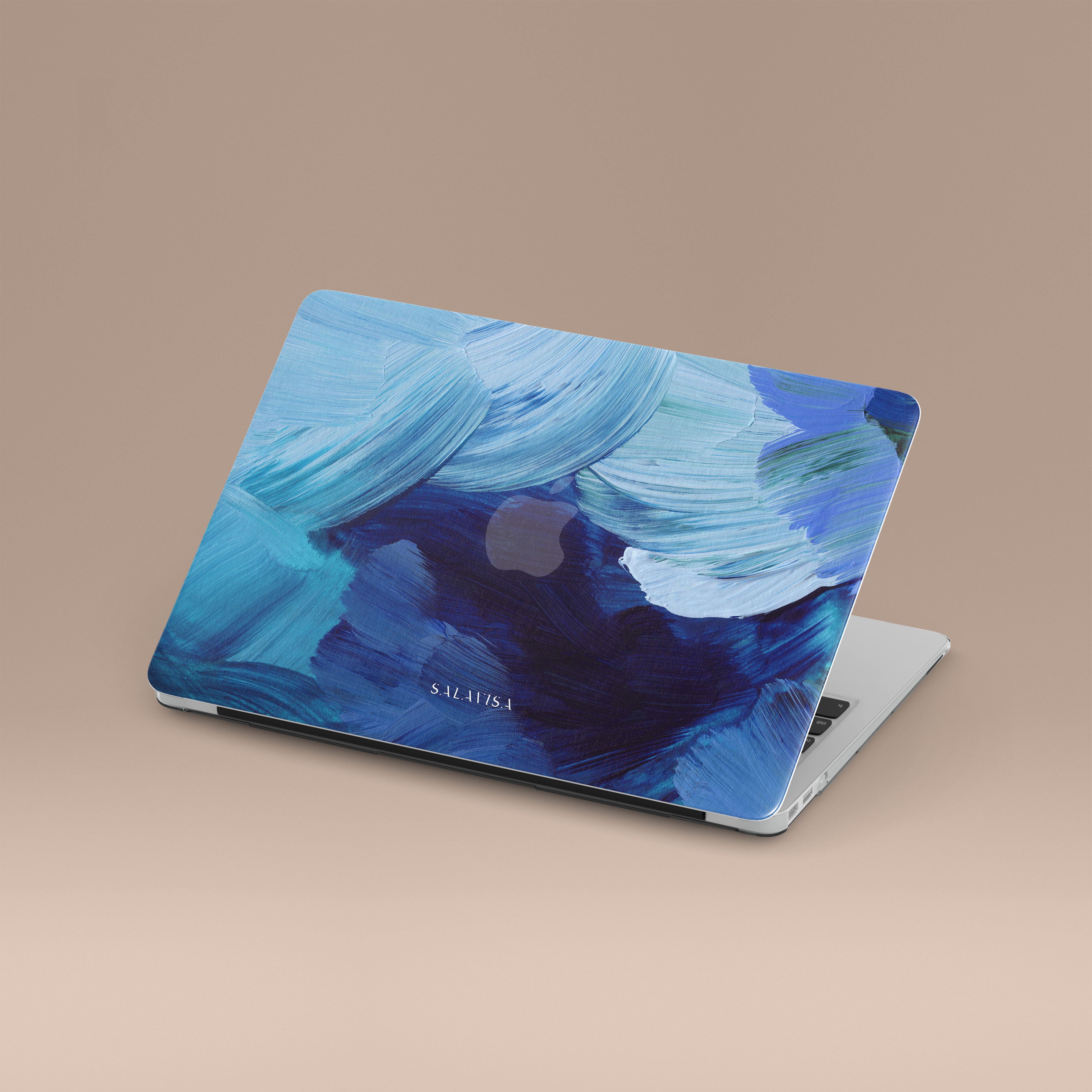 Durable Blue Protective Case for MacBook - Shockproof & Scratch-Resistant Cover for MacBook Air/Pro - Perfect for Work, Travel & School