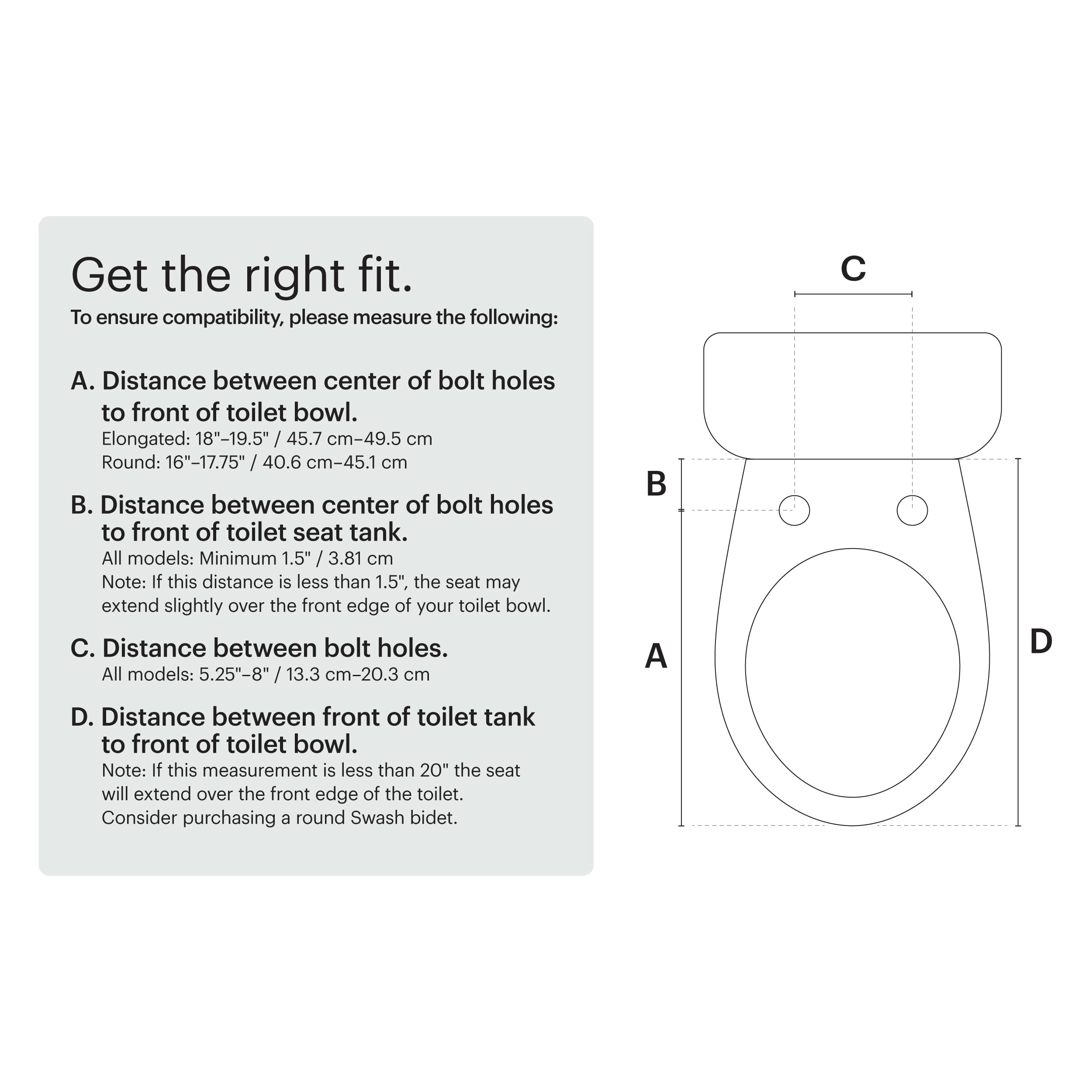 Brondell LT89 Electric Bidet Toilet Seat for Round Toilets - Warm Water Wash, Strong Wash Mode, Stainless Steel Nozzle, Nightlight | Easy Installation & Side Arm Control | Perfect for Bathroom Upgrades & Modern Home Comfort