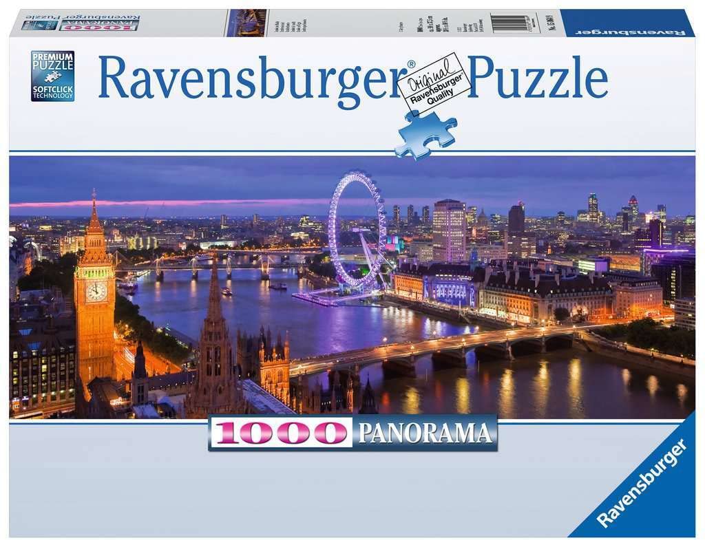 Ravensburger 1000-Piece Adult Jigsaw Puzzle - London at Night Panorama (15064) - Perfect for Family Game Night, Relaxation & Home Decor