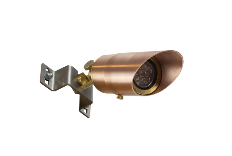 Brass MR16 Low Voltage Directional Downlight - Outdoor Landscape Lighting for Gardens, Pathways & Patios