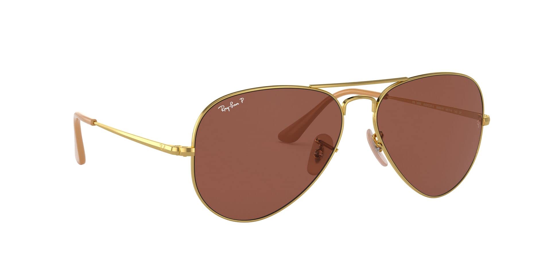 Ray-Ban RB3689 Aviator Metal II Sunglasses - Polarized UV Protection for Men & Women - Perfect for Driving, Travel & Outdoor Activities