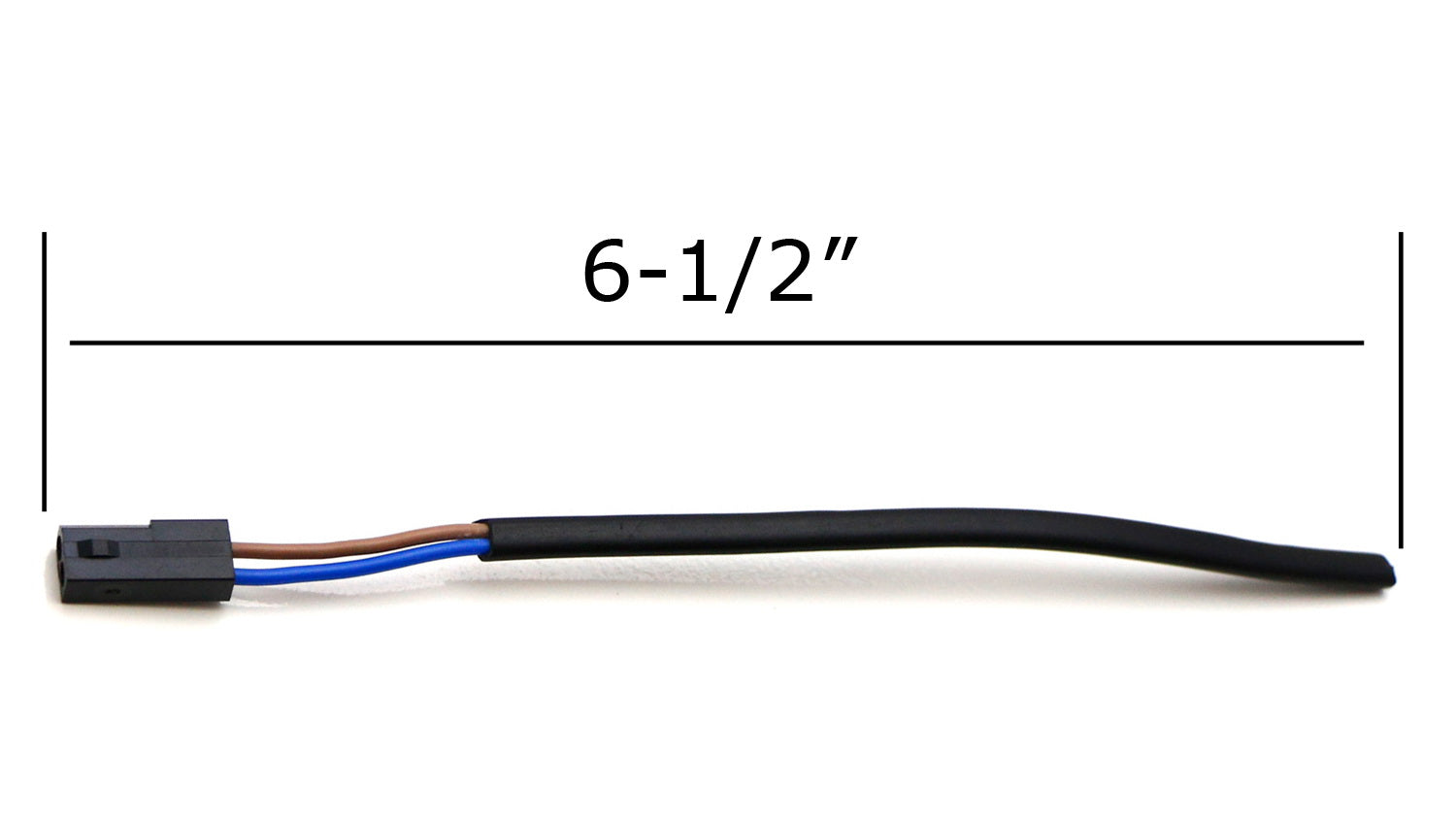2-Pack 6 Inch 2 Pin Bi-Xenon Solenoid Female Pigtail Wiring Harness Sockets with Wires - Perfect for HID Headlight Conversion & Automotive Electrical Repairs