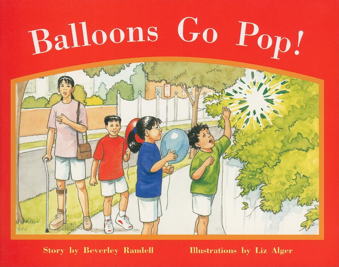 Balloons Go Pop! Individual Student Edition Red Book - Level 3-5 Reading for Kids | Classroom Learning, Homeschooling & Early Education