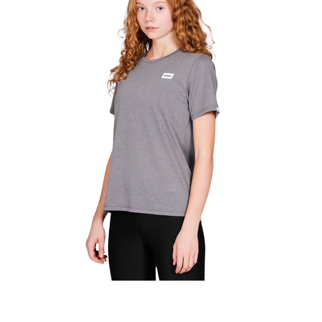 SAYSKY Women's Clean Motion T-Shirt - Soft Breathable Cotton Tee for Workout, Yoga & Casual Wear | Comfortable Fitness & Everyday Top