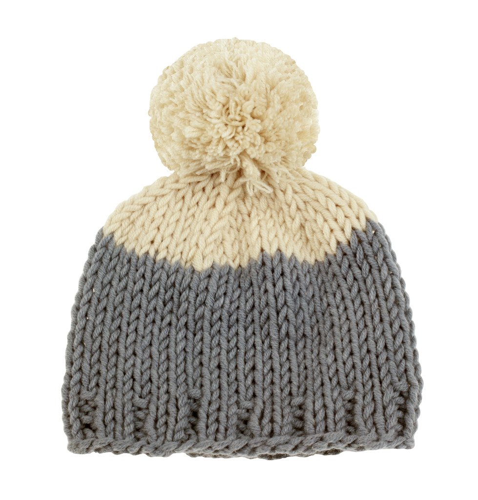Baby Boys & Girls Crochet Knit Cap with Brim & Pompom - Soft Photography Hat for Newborns, Infants - Perfect for Photo Shoots, Outdoor Adventures & Special Occasions