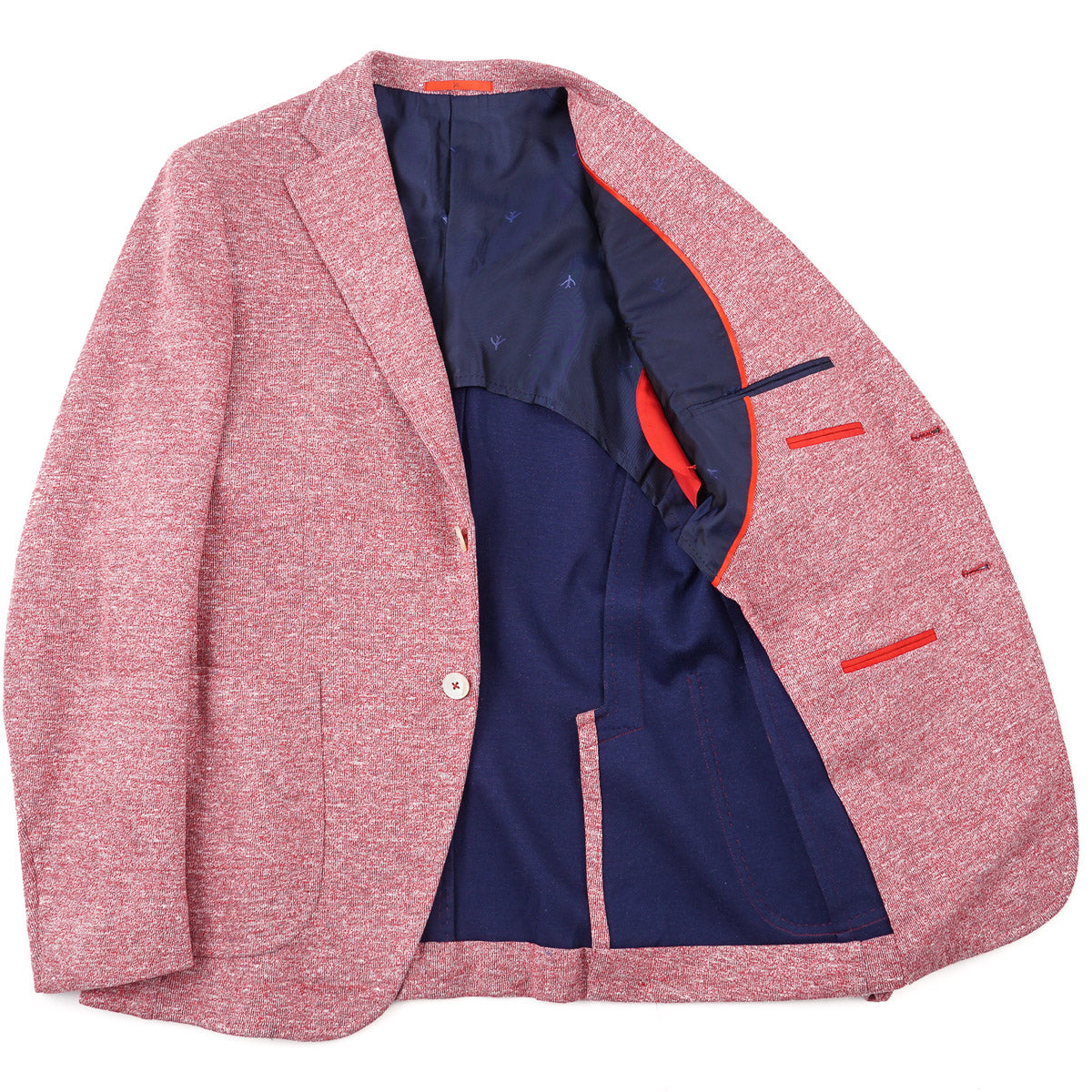 Isaia Slim Fit Linen Cotton Sport Coat for Men | Lightweight Summer Blazer | Business Casual & Wedding Attire | Perfect for Office, Parties & Formal Events