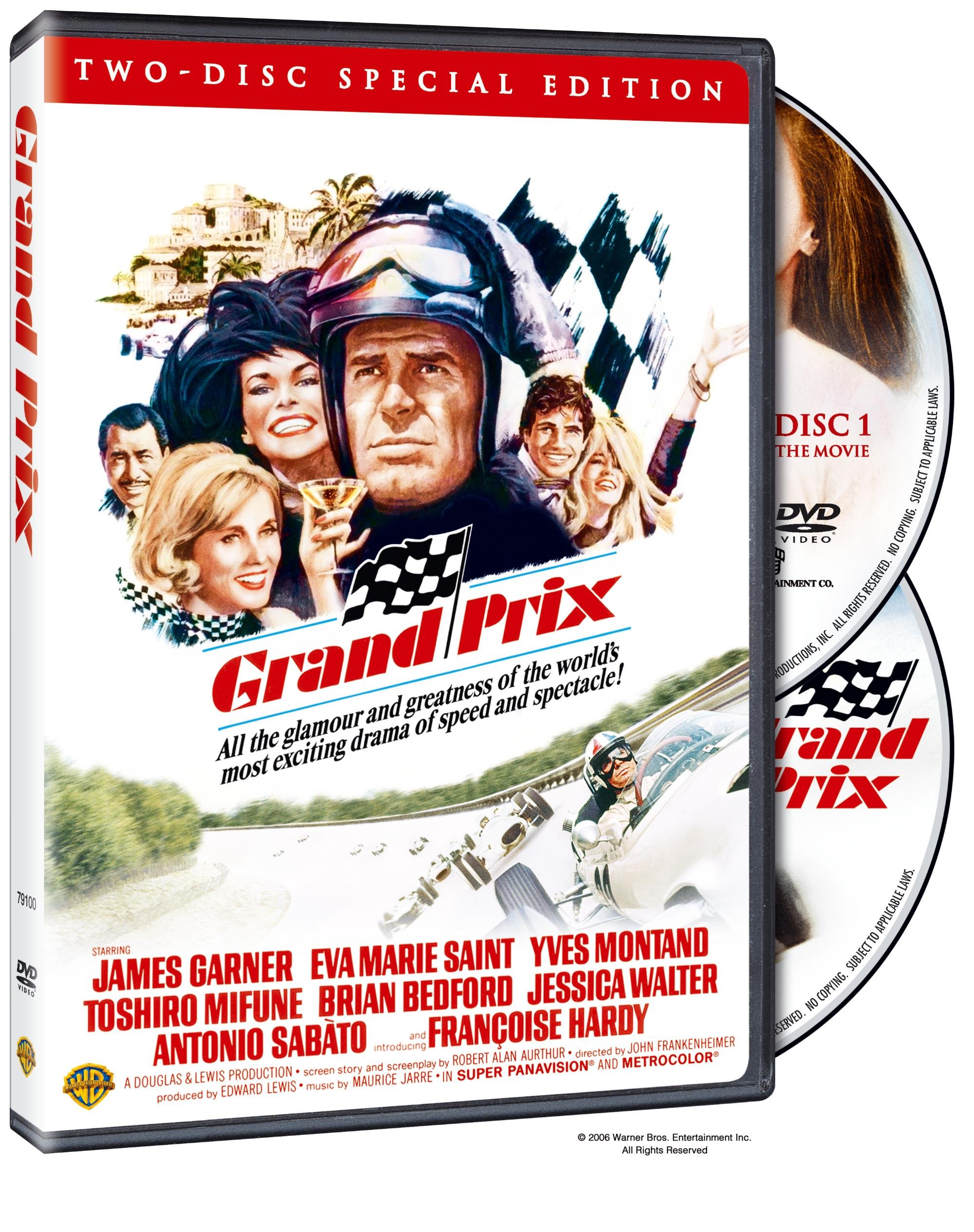Grand Prix (Two-Disc Special Edition) - Classic Racing Movie DVD Collection - Perfect Gift for Motorsport Fans & Film Enthusiasts - Experience Thrilling Race Scenes & Vintage Motorsport History - Ideal for Movie Nights, Home Theater Screenings, Sports Memorabilia Displays & Racing-Themed Parties