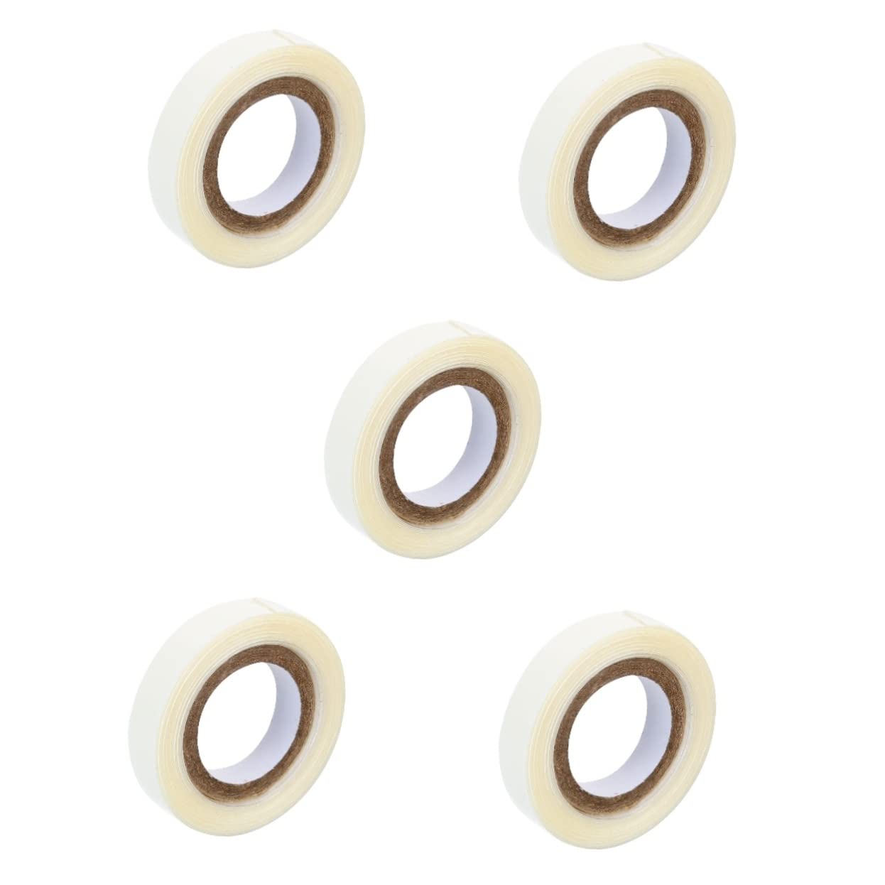 FOMIYES 5 Rolls Clear Lace Wig Tape - Strong Adhesive for Lace Front Wigs, Hair Replacement & Extensions | Secure & Invisible Hold for Daily Wear, Cosplay & Special Occasions