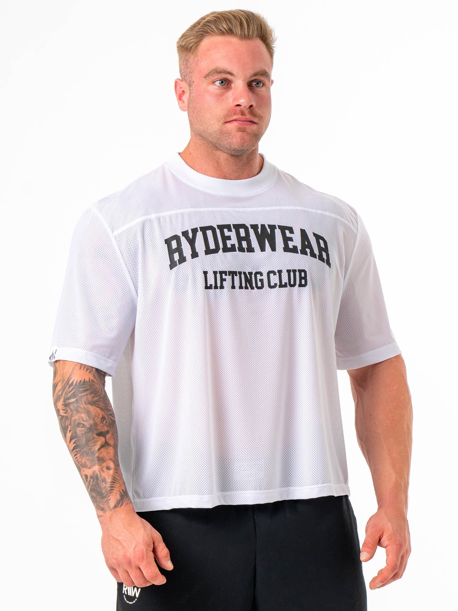 Breathable Mesh Flex T-Shirt for Men & Women - Comfortable White Activewear for Gym, Running & Outdoor Sports