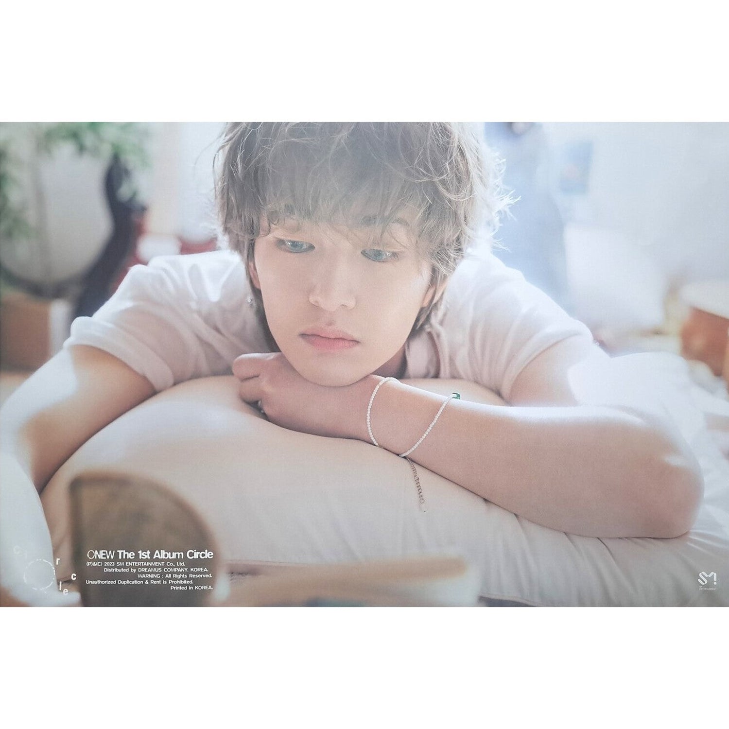 SHINee ONEW 1st Solo Album 'CIRCLE' Official Poster - K-Pop Collectible for Fans, Room Decor & Gift Idea